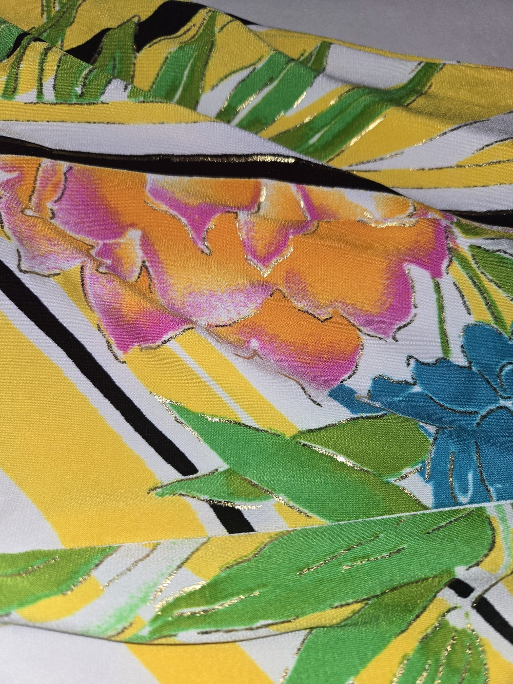 Cache- Bright Tropical Floral Halter Maxi Dress Womens Size Small - Picture 8 of 12
